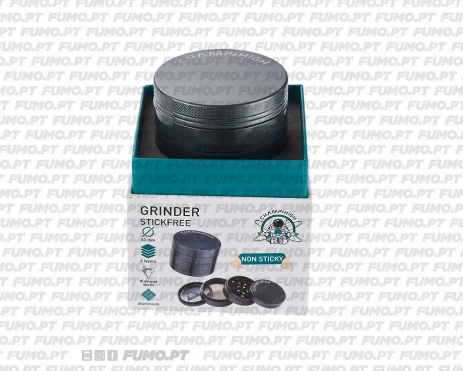 Champ High Grinder Non Sticky Black