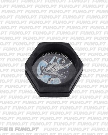 Champ High Grinder Plastic Space Life Black