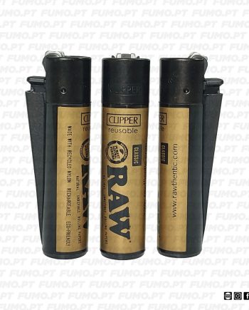 Clipper Large Decorado Raw Gold & Black