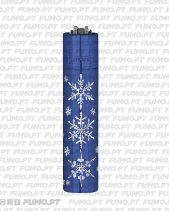 Clipper Large Metal Winter Flakes Blue