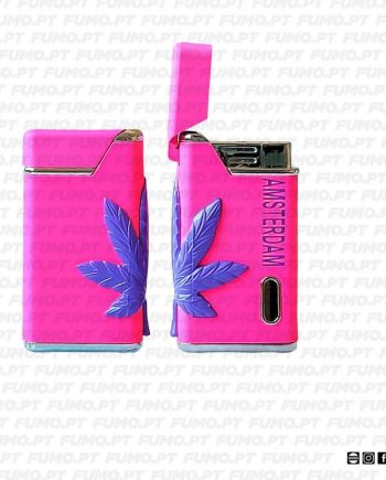 Belflam Isqueiro Turbo Pink Amsterdam & Leaf