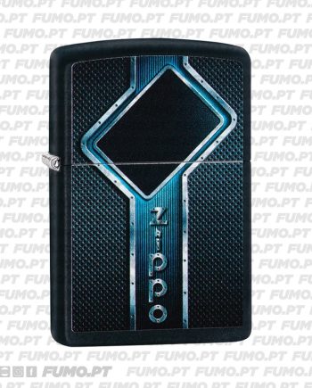 Zippo Blue and Black Design