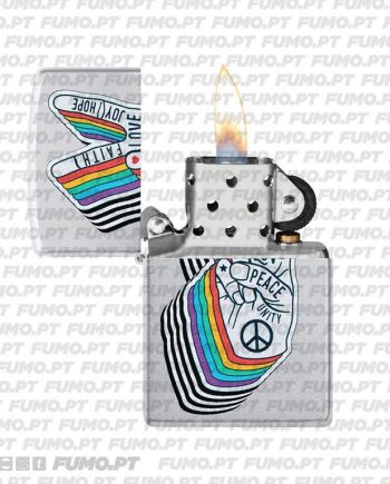 Zippo Peace Design