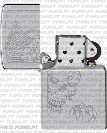 Zippo Mohawk Skull Design