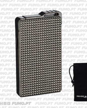 Silver Match Luxembourg Lighter Dark