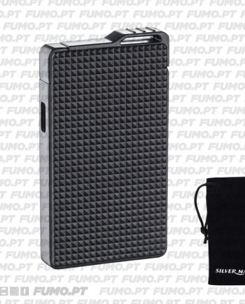 Silver Match Luxembourg Lighter Black