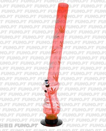 Ragga Bongo Acrílico Vermelho 55 cm