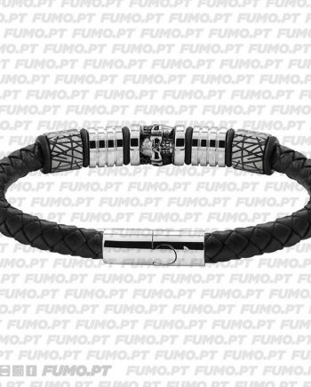 Zippo Pulseira Couro - 5 Amuletos